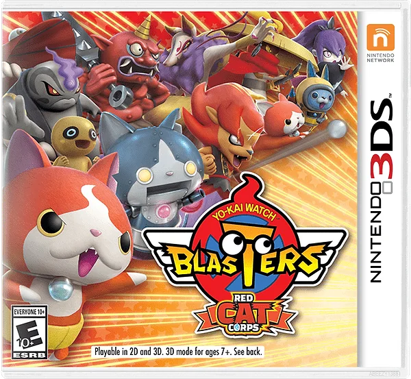 Yo-Kai Watch Blasters: Red Cat Corps Box Art
