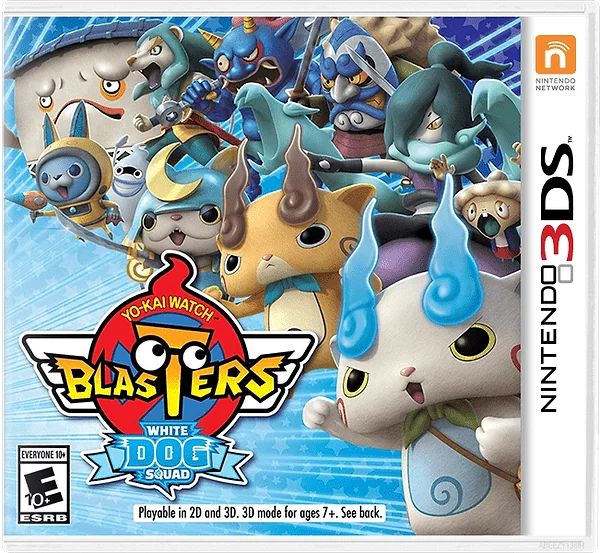 Yo-Kai Watch Blasters: White Dog Squad Box Art
