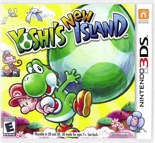 Yoshi's New Island box art
