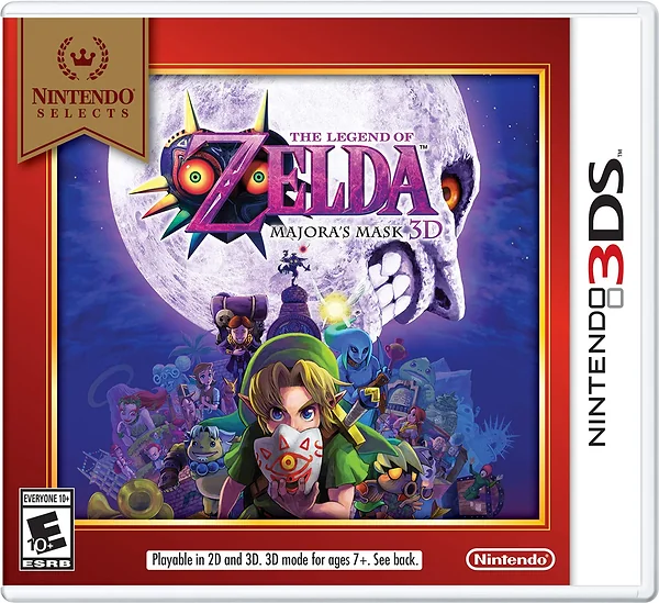 Legend of Zelda: Majora's Mask 3D box art