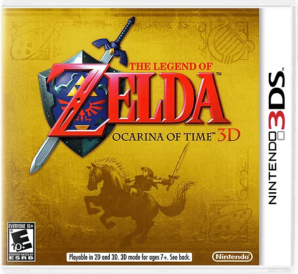 Legend of Zelda: Ocarina of Time 3D box art