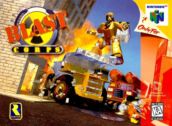 Blast Corps box art