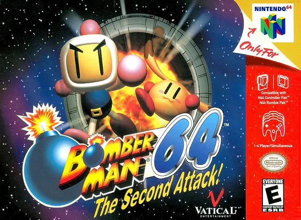 Bomberman 64: The Second Attack Box Art