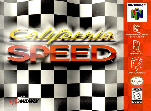 California Speed box art