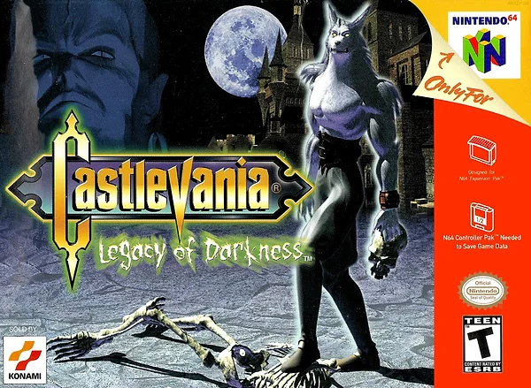 Castlevania: Legacy of Darkness Box Art