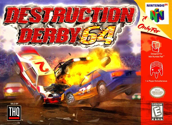 Destruction Derby 64 Box Art