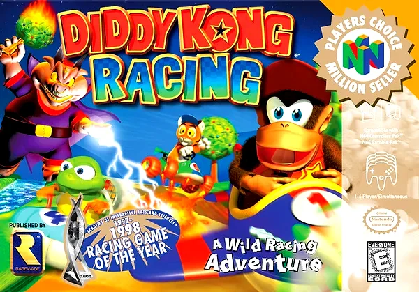 Diddy Kong Racing box art