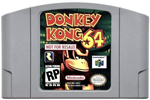 Donkey Kong 64 box art
