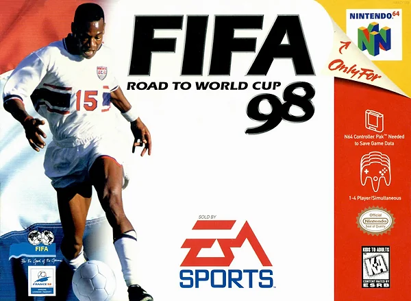 FIFA: Road to World Cup 98 box art