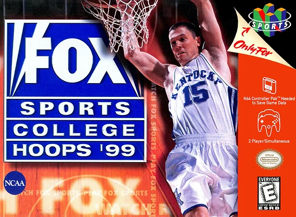 FOX Sports College Hoops '99 Box Art