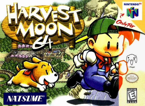 Harvest Moon 64 box art