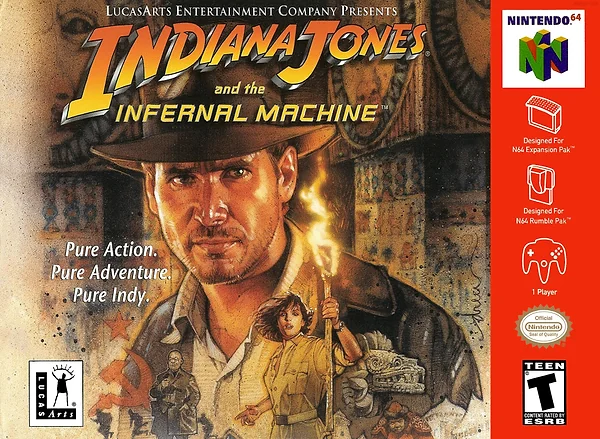 Indiana Jones and the Infernal Machine Box Art