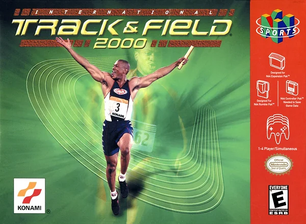 International Track & Field 2000 box art