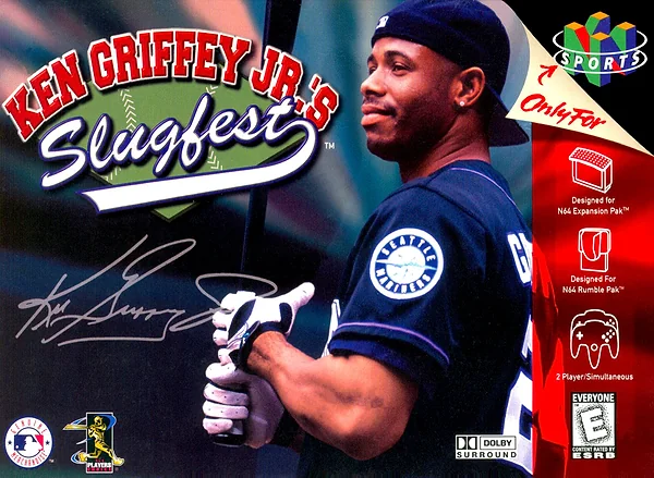 Ken Griffey Jr.'s Slugfest box art