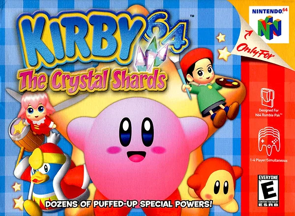 Kirby 64: The Crystal Shards box art