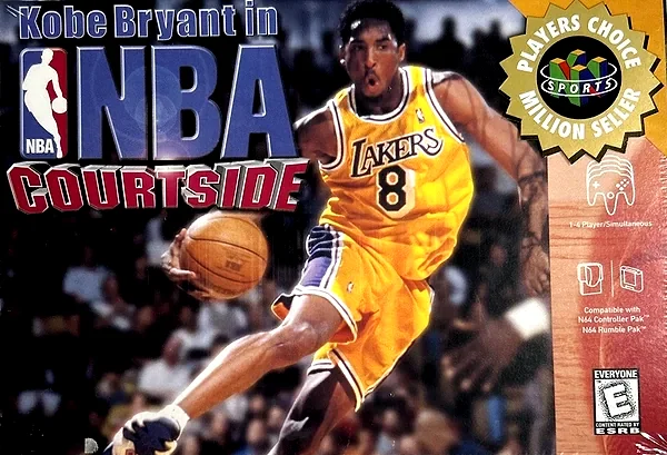 Kobe Bryant in NBA Courtside box art