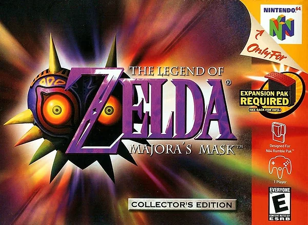 Legend of Zelda: Majora's Mask box art