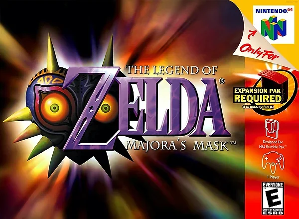 Legend of Zelda: Majora's Mask box art
