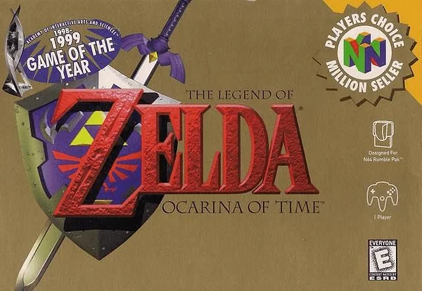Legend of Zelda: Ocarina of Time box art