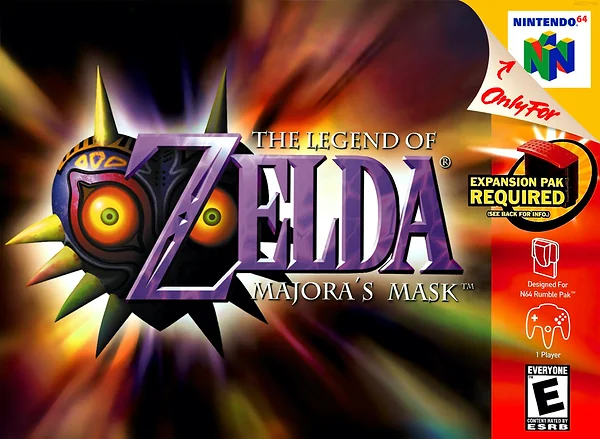 Legend of Zelda: Majora's Mask box art