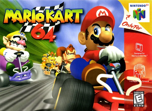 Mario Kart 64 box art