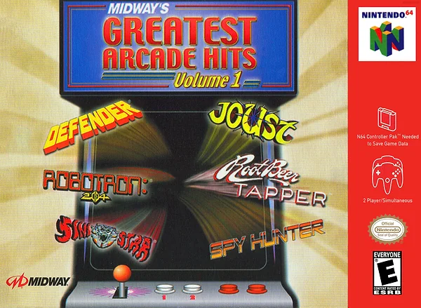 Midway's Greatest Arcade Hits: Volume 1 Box Art