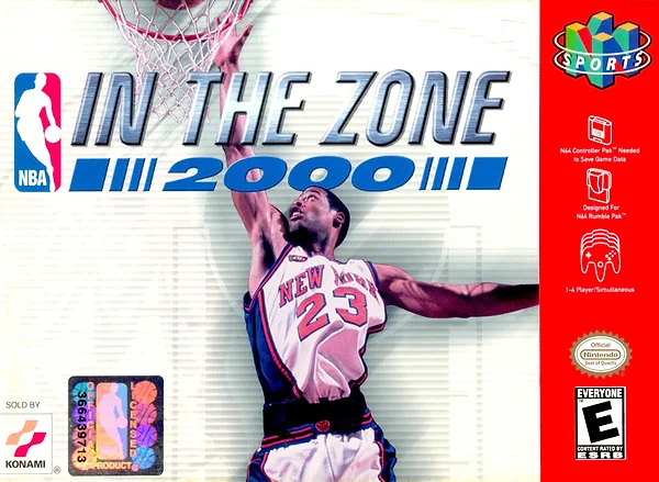 NBA In the Zone 2000 box art