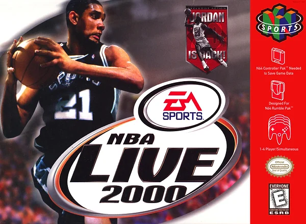 NBA Live 2000 Box Art