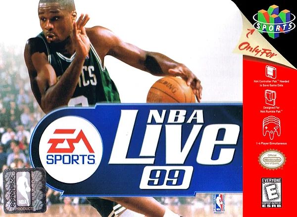 NBA Live 99 box art