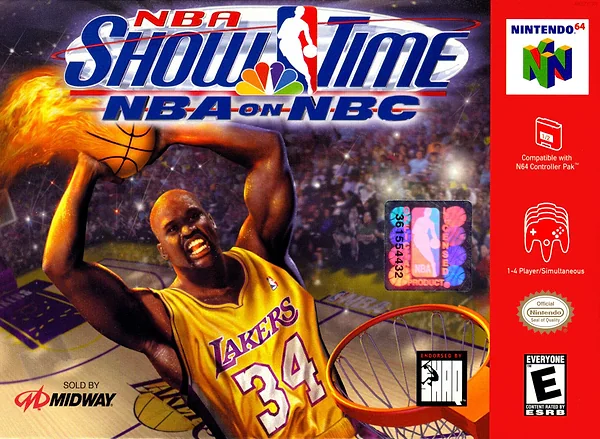NBA Showtime: NBA on NBC box art