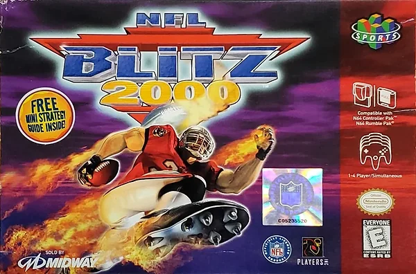 NFL Blitz 2000 box art