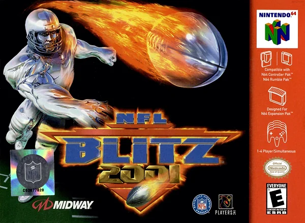 NFL Blitz 2001 box art