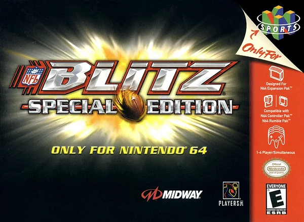 NFL Blitz box art