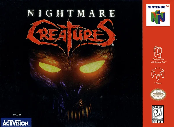 Nightmare Creatures box art