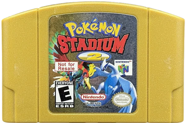 Pokemon Stadium 2 box art
