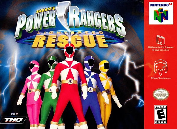Power Rangers: Lightspeed Rescue box art