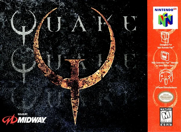 Quake 64 box art