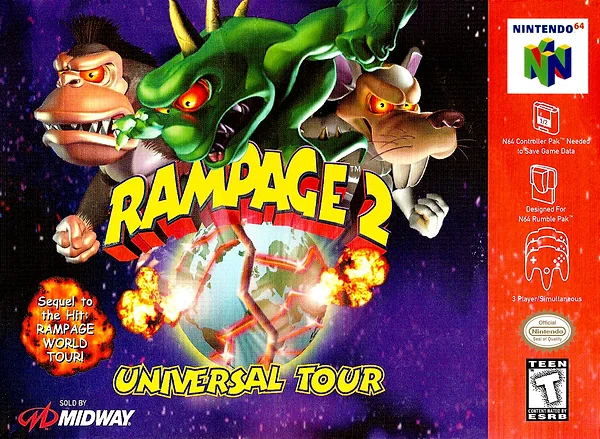 Rampage 2: Universal Tour box art