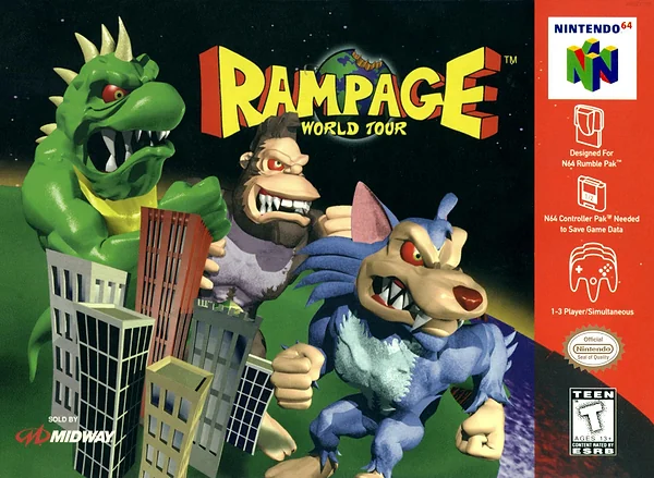 Rampage World Tour box art