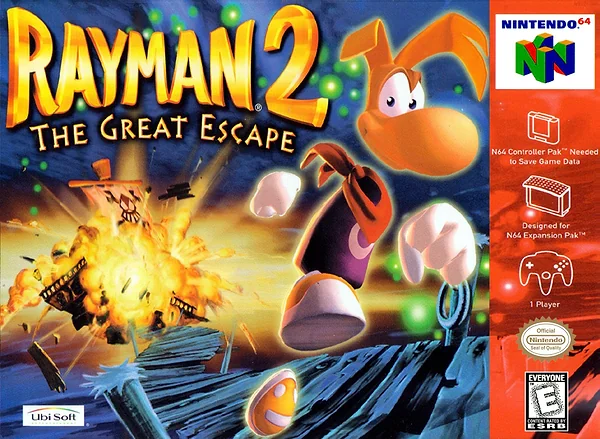 Rayman 2: The Great Escape box art