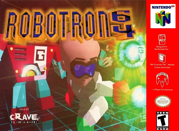 Robotron 64 box art