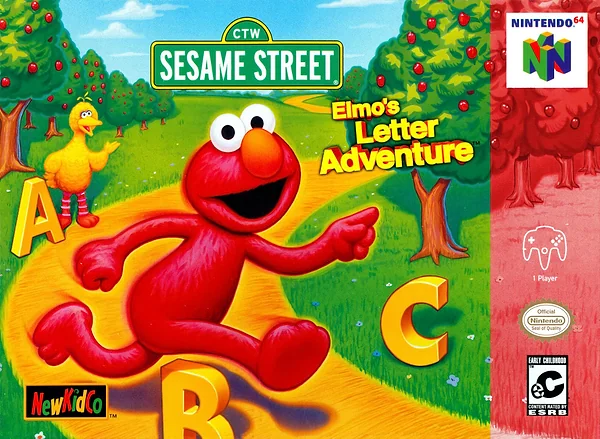 Sesame Street: Elmo's Letter Adventure box art