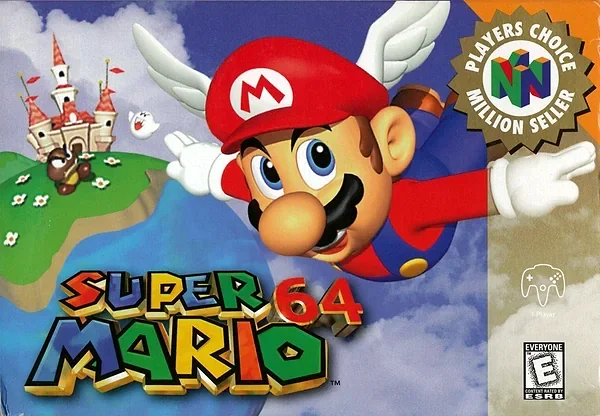 Super Mario 64 box art