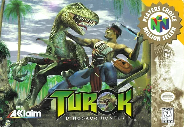 Turok: Dinosaur Hunter box art