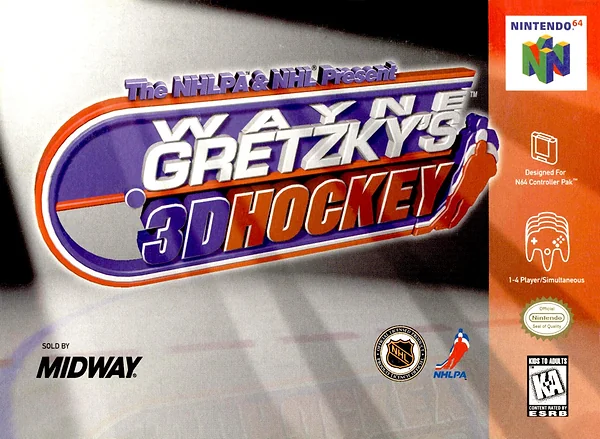 Wayne Gretzky's 3D Hockey Box Art