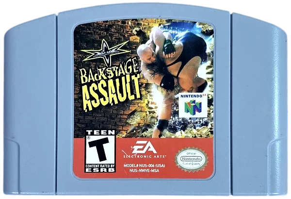 WCW Backstage Assault box art