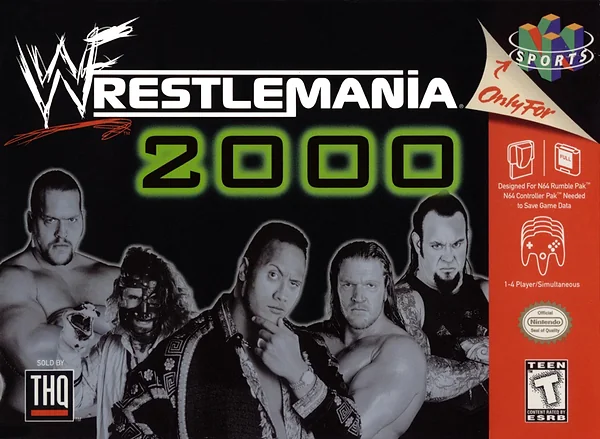 WWF WrestleMania 2000 Box Art
