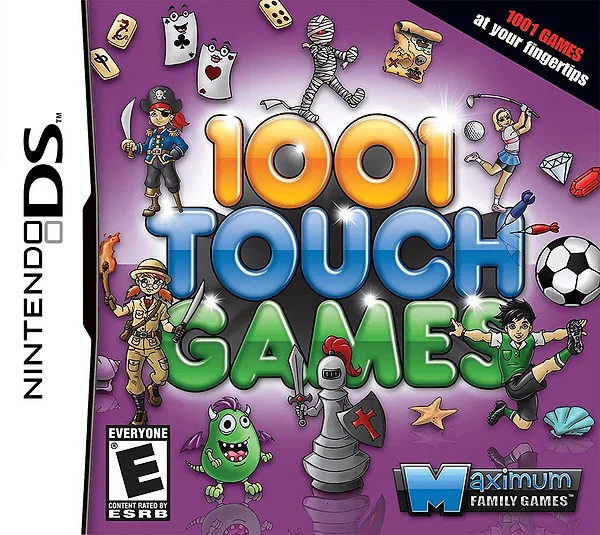 1001 Touch Games Box Art