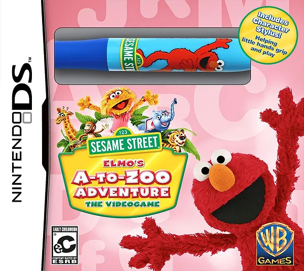 Sesame Street: Elmo's A-to-Zoo Adventure box art