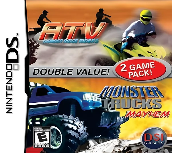 ATV: Thunder Ridge Riders & Monster Trucks Mayhem box art